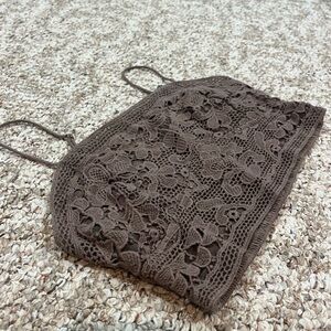 Free People Lyra Bralette Dusty Trail